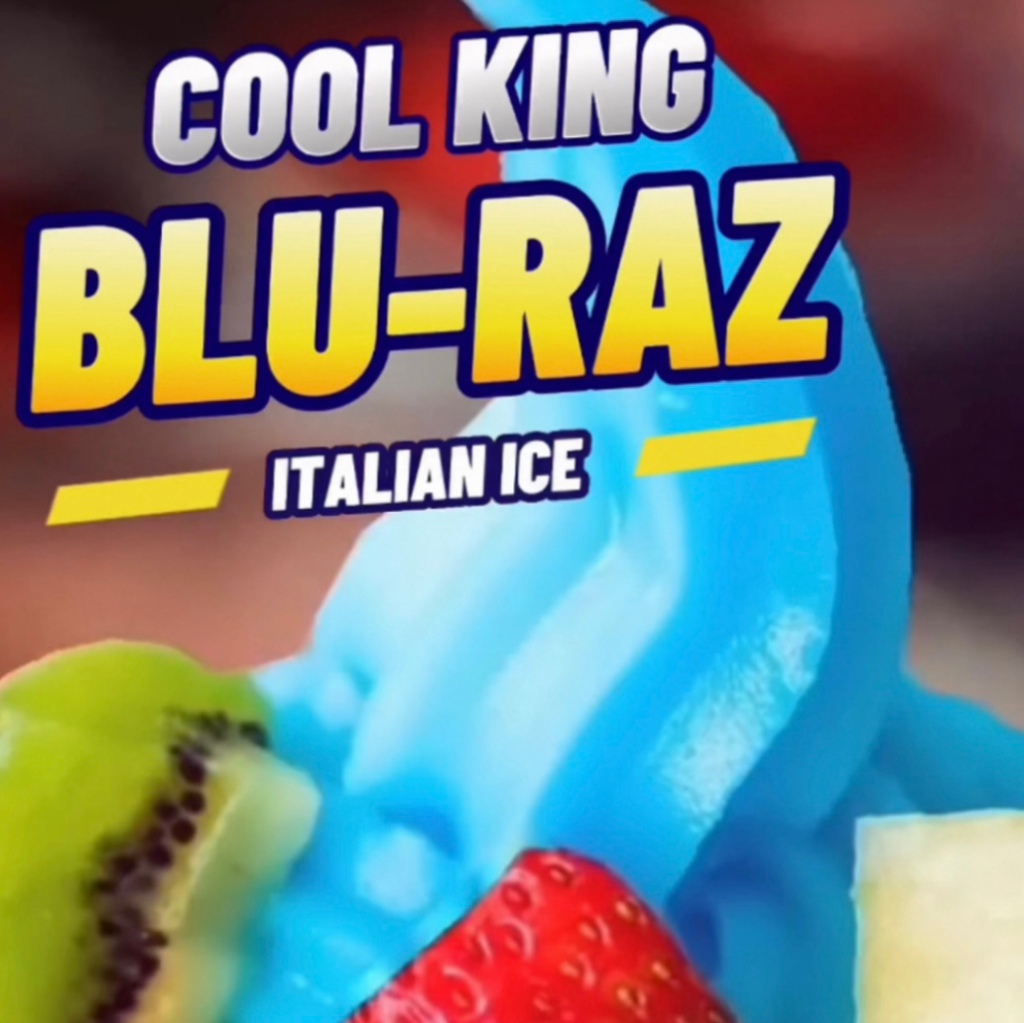 Cool King® “Blu-Raz” Italian Ice Ad