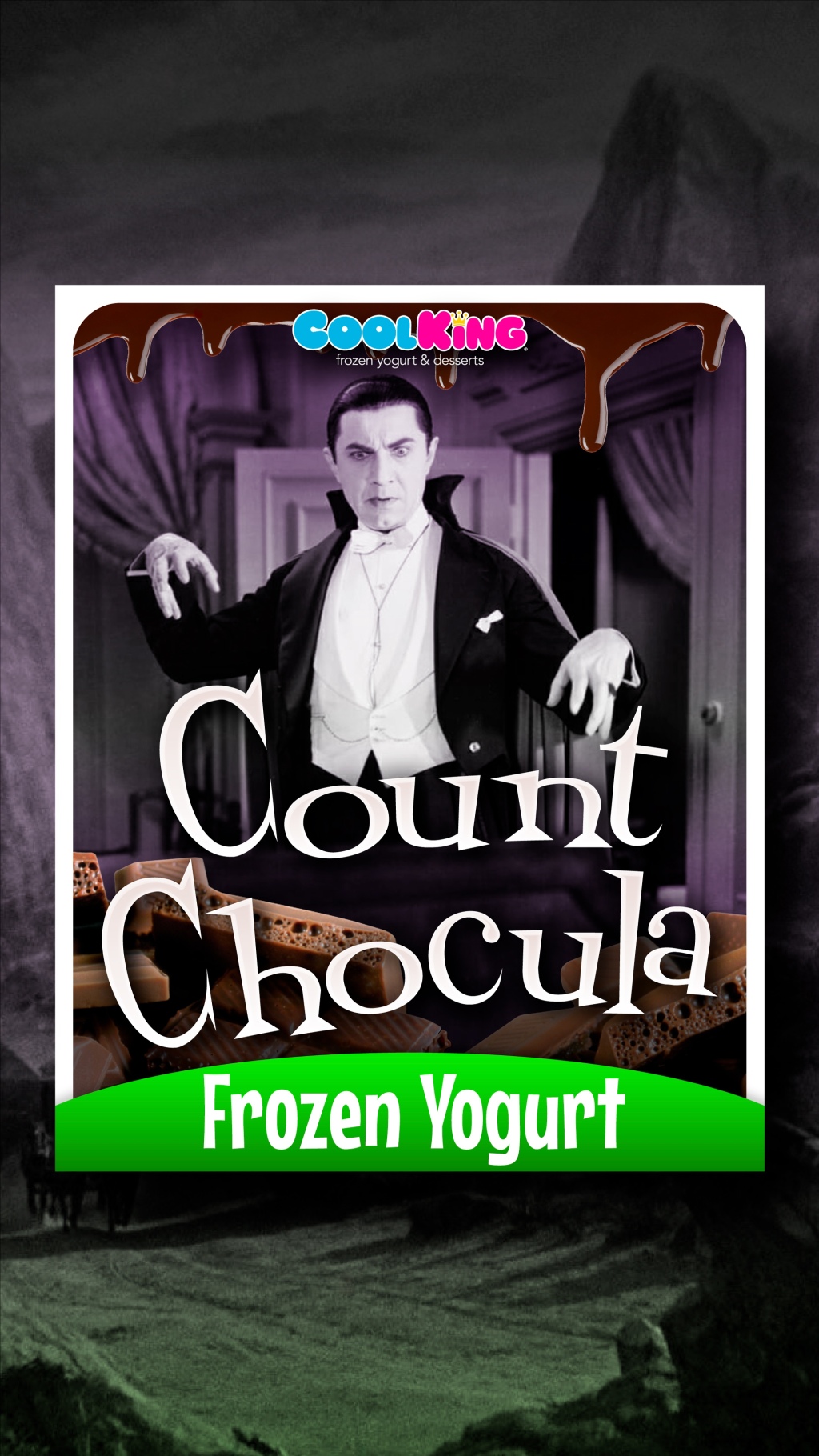 Cool King® “Count Chocula” Frozen Yogurt