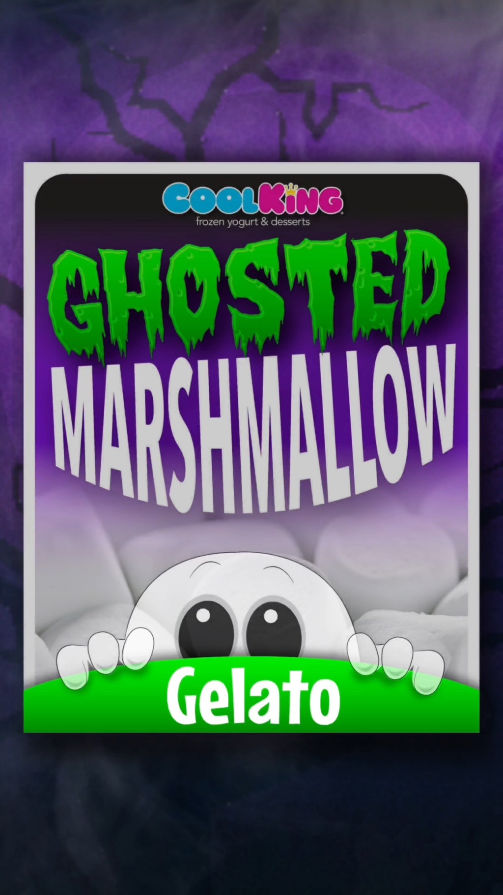 Cool King® “Ghosted Marshmallow” Gelato Advertisement & Nursery&nbsp;Rhyme
