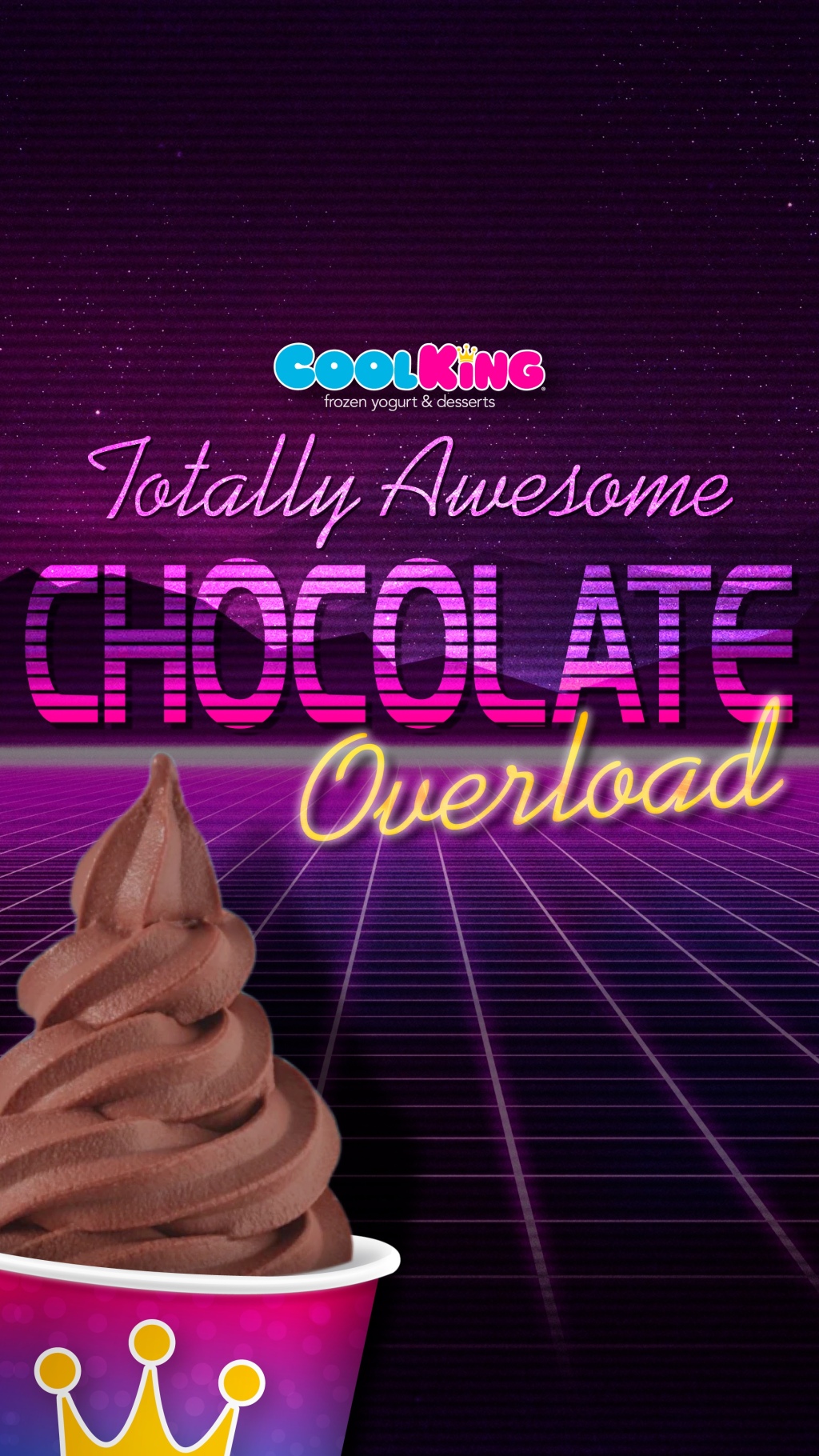 Cool King® “Totally Awesome Chocolate Overload” Ice Cream