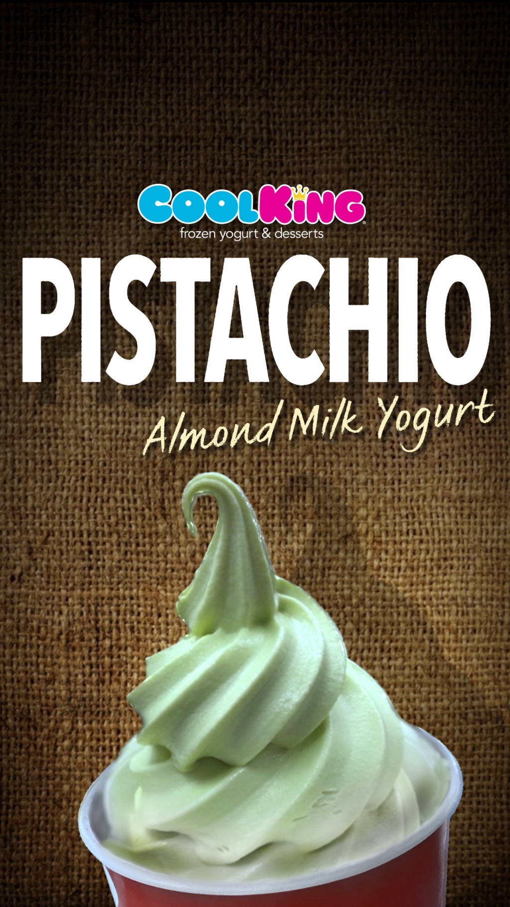 Cool King® “Pistachio” Almond Milk Yogurt