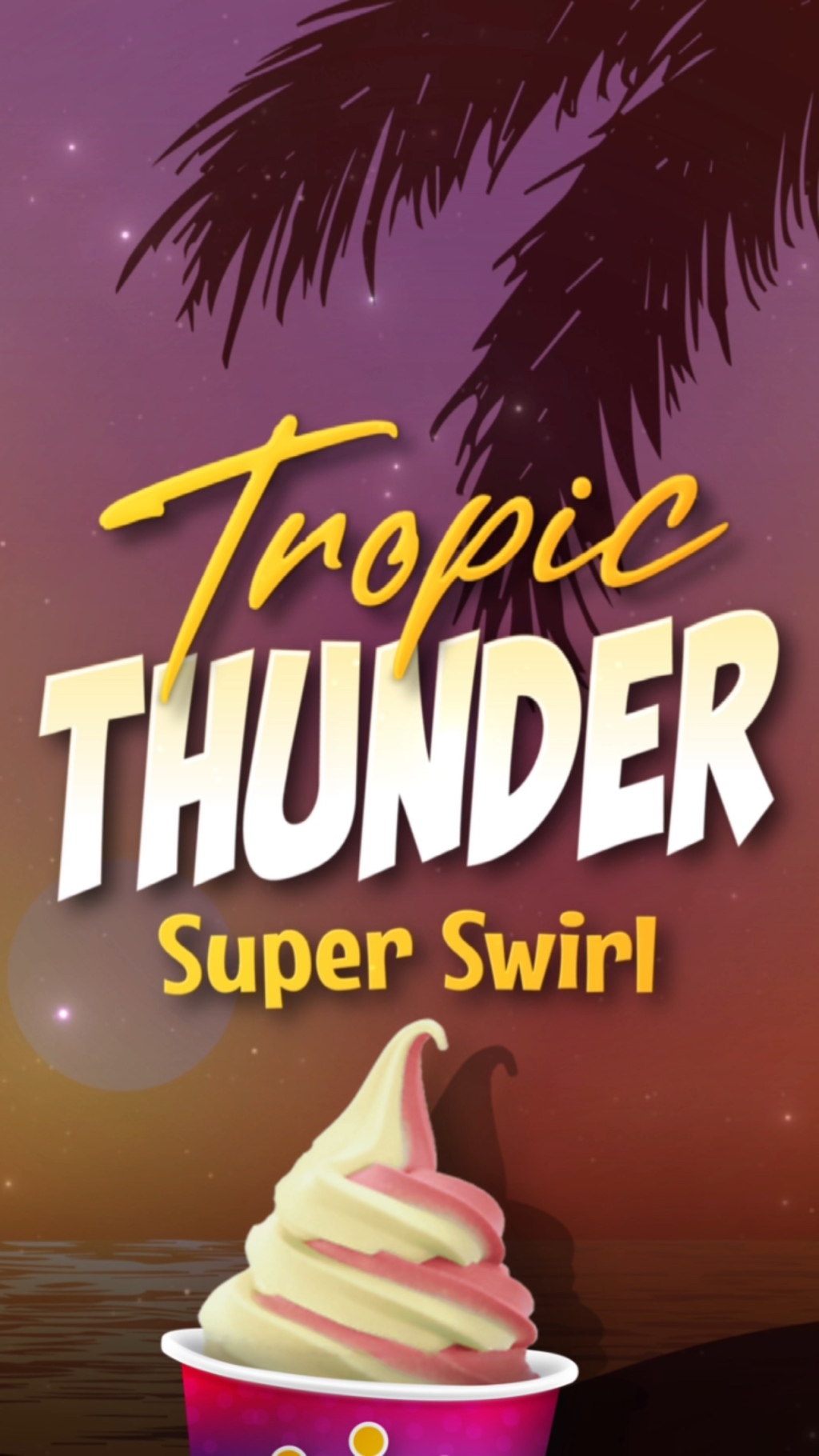 Cool King® “Tropic Thunder Super Swirl” Motion Graphic and Flavor Card