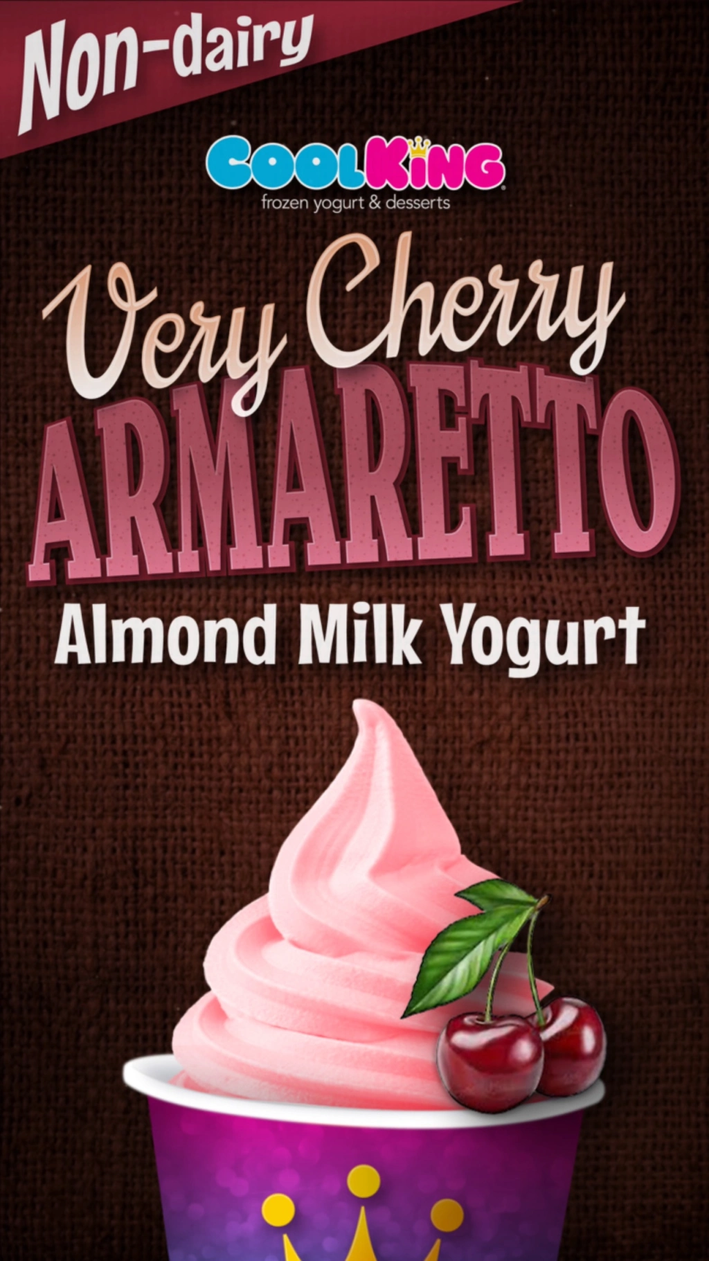 Cool King® “Very Cherry Amaretto” Almond Milk Yogurt Promotional Video and Flavor Card