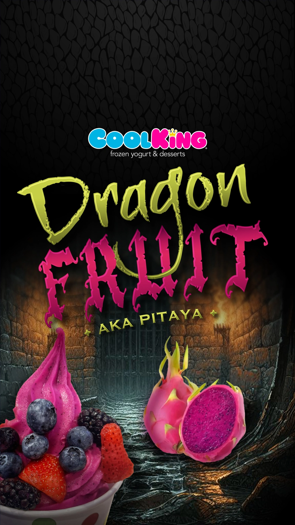 Cool King® Dragon Fruit (aka Pitaya) Sorbet
